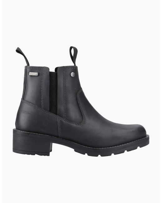 Hunter White Skye Dealer Boot Leather Boots