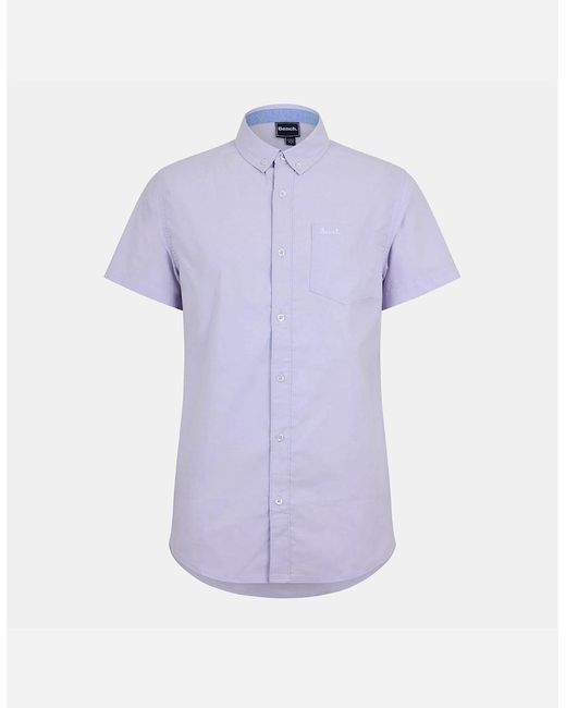 Bench Purple Shirt Ss Bowdn for men