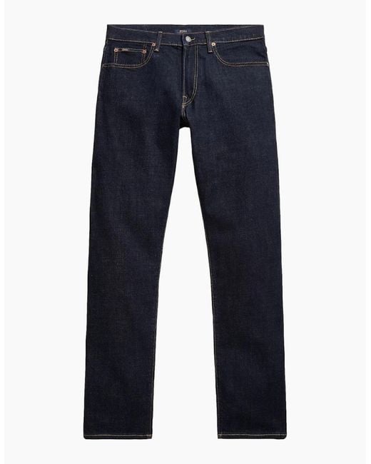 Polo Ralph Lauren Blue Hampton Classic Jeans 001 Rinse Stretch for men