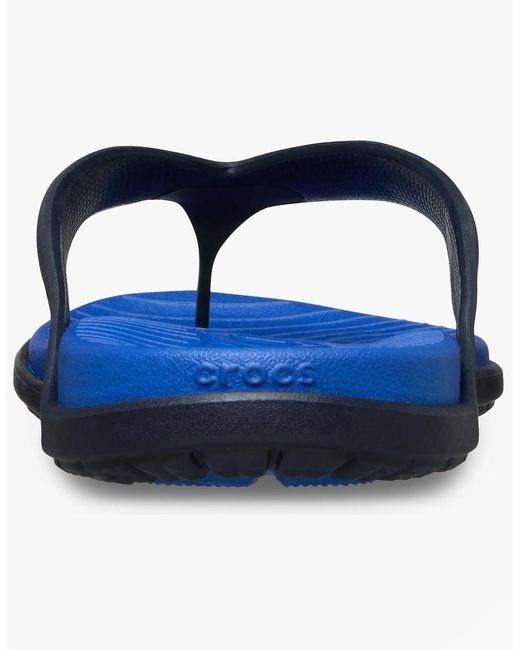 CROCSTM Blue Coast Flip Flip-Flops Bolt/Deep for men
