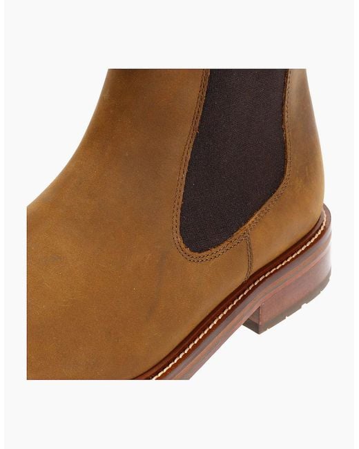 Chapman & Moore Brown Country Chelsea Leather Choco Boots for men