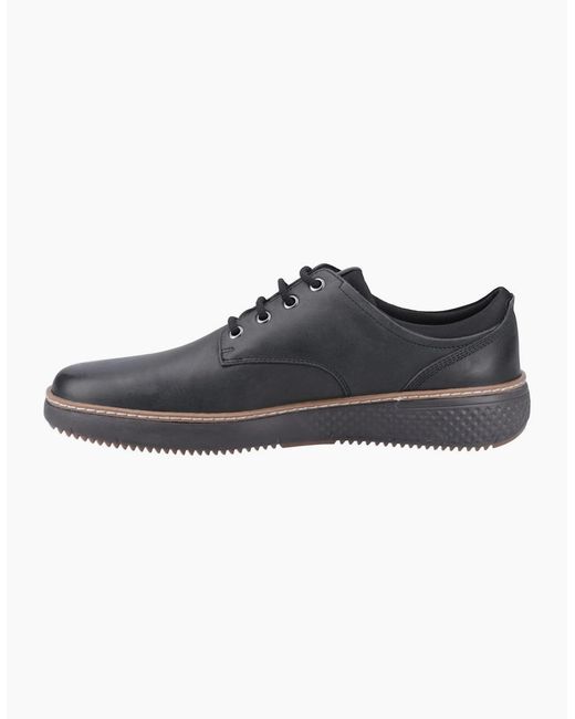 Hush Puppies Black Kash Lace Up Shoes for men
