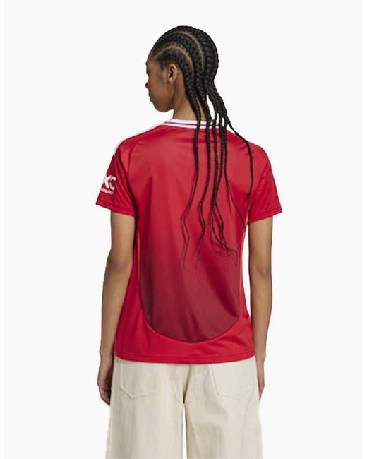 Adidas Red Manchester United Home Shirt 2024 2025