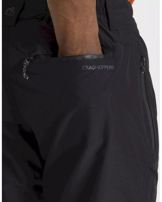 Craghoppers Black Kiwi Pro Ii Waterproof Trousers for men