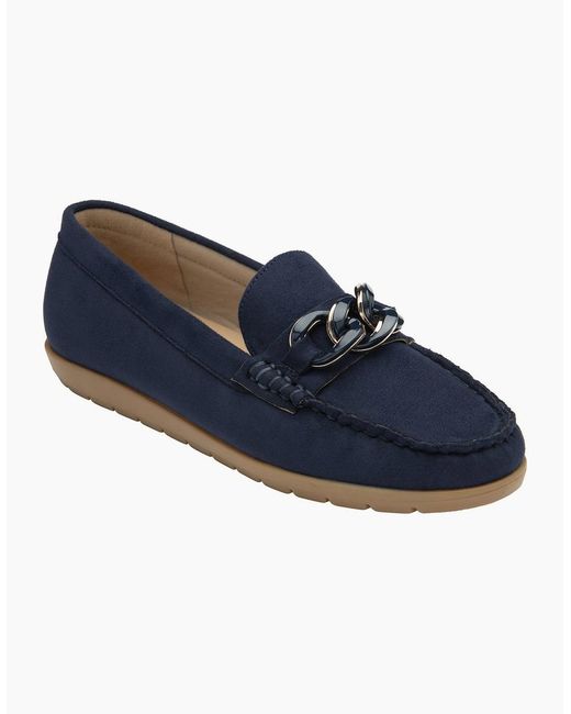 Lotus Blue Coma Loafers