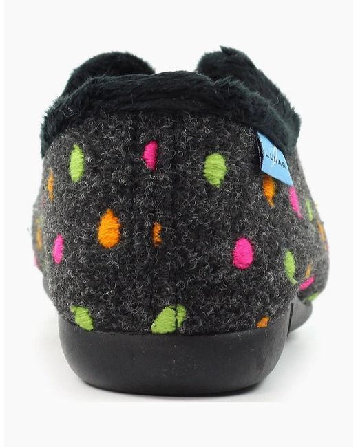 Lunar Black Studio Slippers