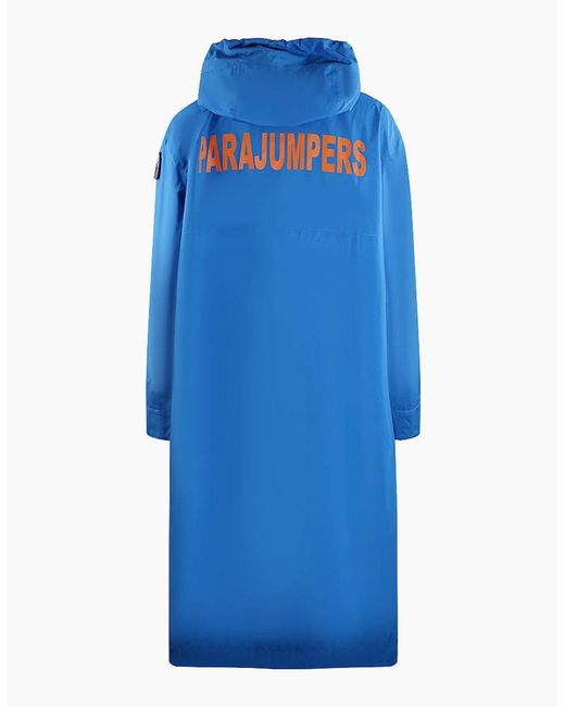 Parajumpers Blue Cara Crayon Long Jacket