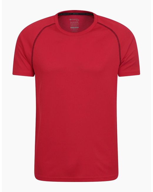 Mountain Warehouse Red Endurance Isocool T-Shirt for men