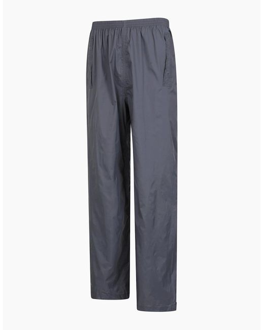 Mountain Warehouse Gray Pakka Waterproof Over Trousers for men