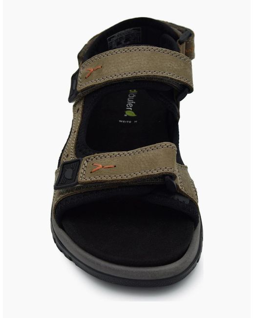 Waldläufer Black Taro 746004 Sandal for men