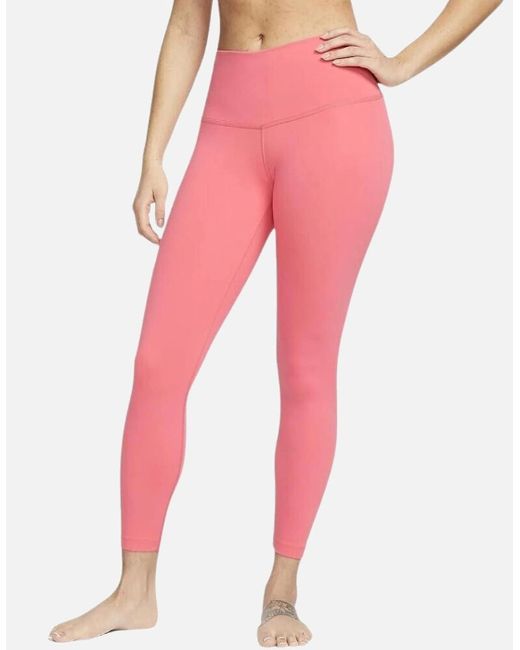 Nike Pink Plain Leggings