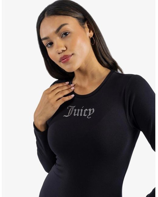 Juicy Couture Black Dizzie Midi Dress