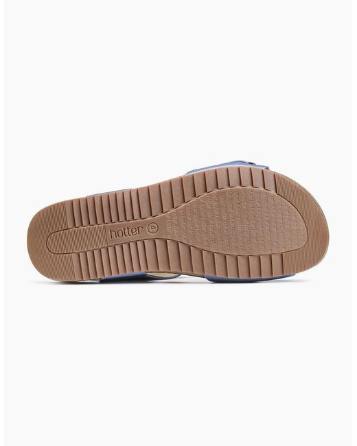 Hotter Blue Tourist Ii Wide Fit Sandals