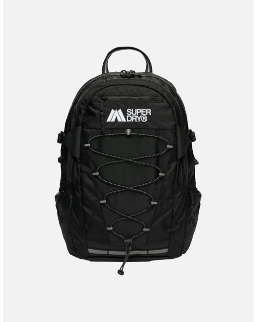 Superdry Black Outdoor 28 L Backpack for men