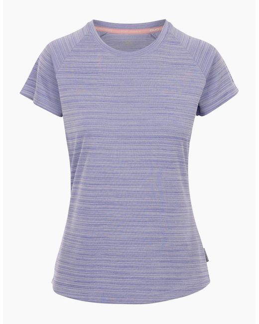 Trespass Purple Ladies Vickland Tp75 Active T-Shirt
