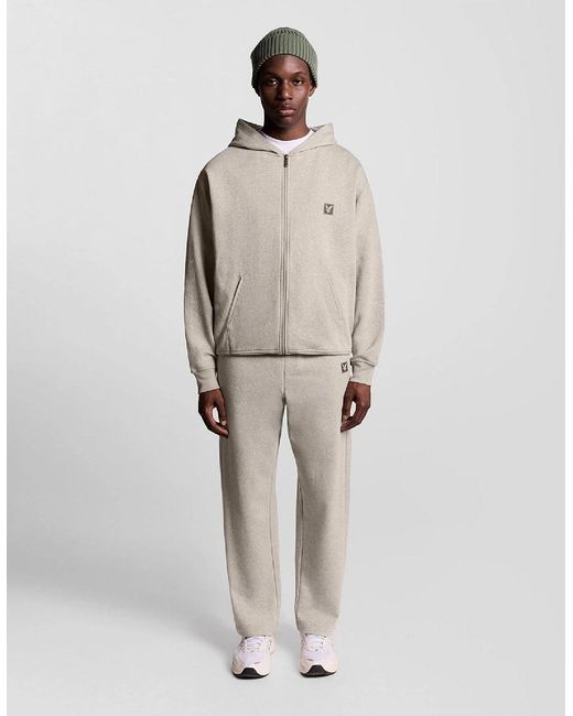 Lyle & Scott Natural And Zip Through Hoodie for men