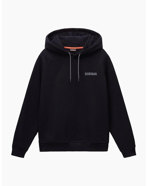 Napapijri Blue B-Back Graphic Hood for men