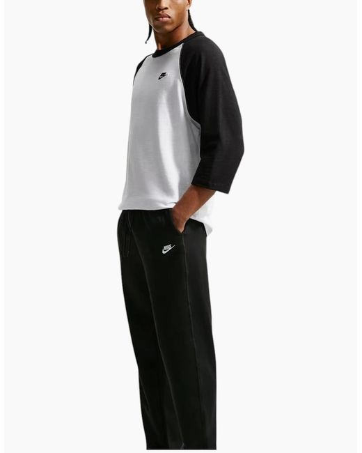 Nike Gray Fq4332 Joggers Knit Open-Hem Sportswear for men