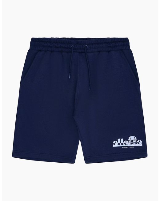 Ellesse Blue Fleece Jogger Shorts for men