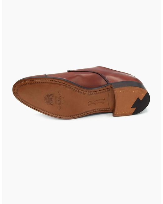 Cheaney Brown Edmund Monk Shoe for men