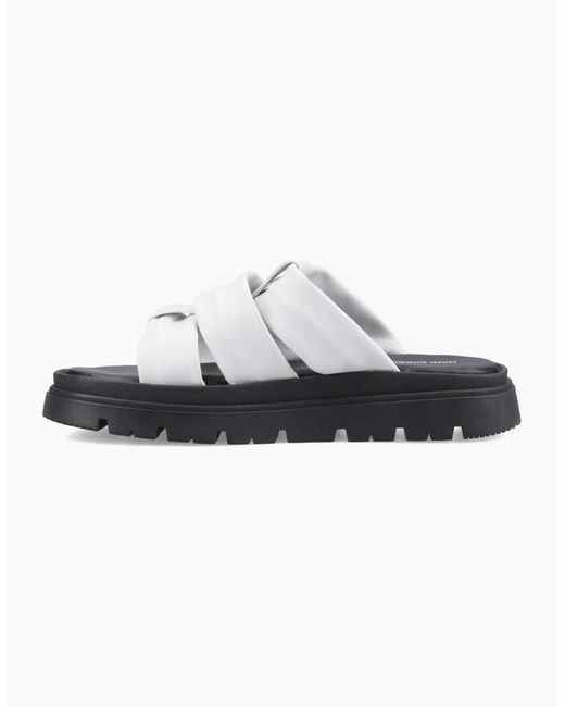 Hush Puppies White Loretta Mules