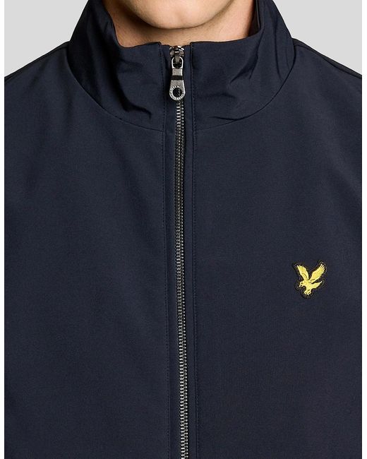 Lyle & Scott Blue Mesh-Back Softshell Jacket for men