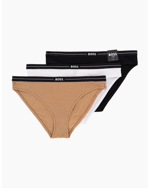 Boss Black 3-Pack Power Logo Briefs