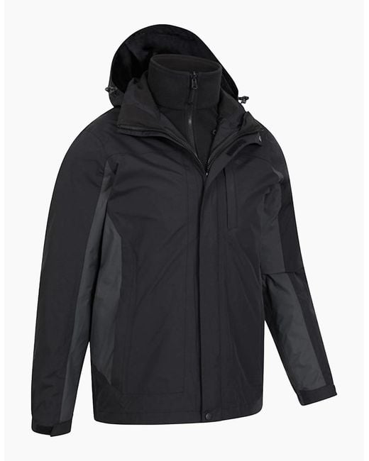 Mountain Warehouse Black Thunderstorm 3 for men