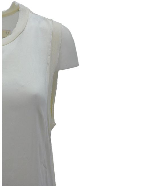 DIESEL Gray T Heika Dress T-Shirt Vest Round Neck Sleeveless Casual Tank Top