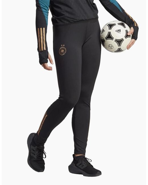 Adidas Black Dfb Pro Three Stripes Slim Track Pants