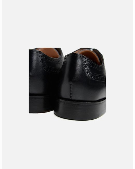 Cheaney Black Fenchurch Oxford Shoes for men