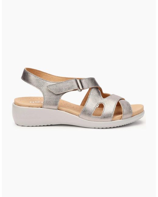 Hotter Pink Eliana Low Wedge Sandals