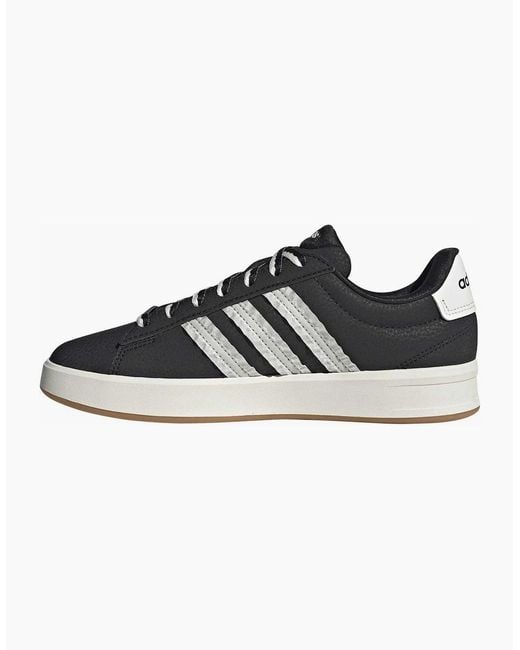 Adidas Black Grand Court 3.0 Trainers for men
