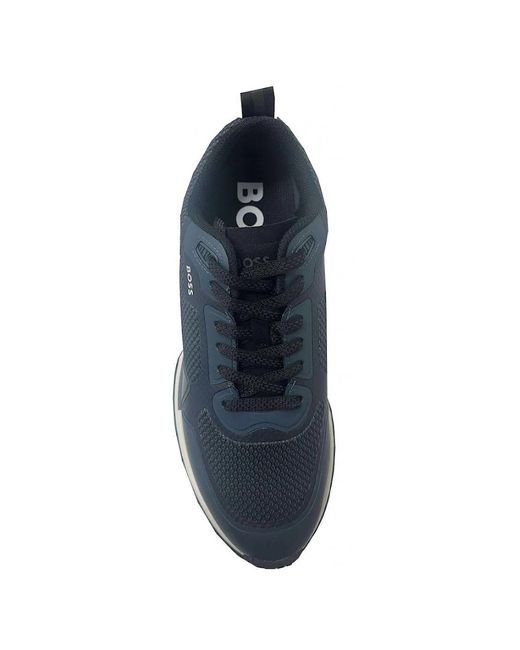 Boss Blue Jonah Runn Trainers for men