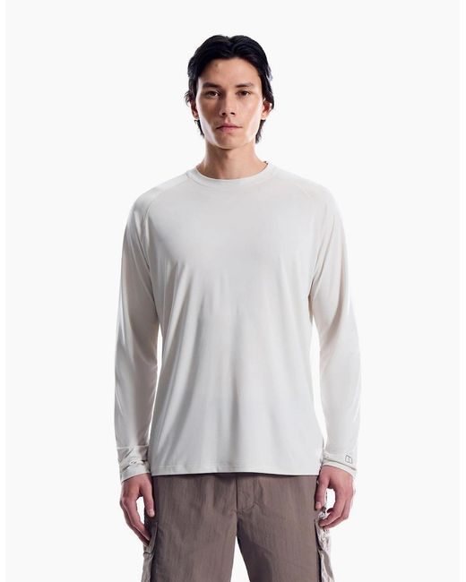 Berghaus White Ivyhill Light Long Sleeve T-Shirt for men