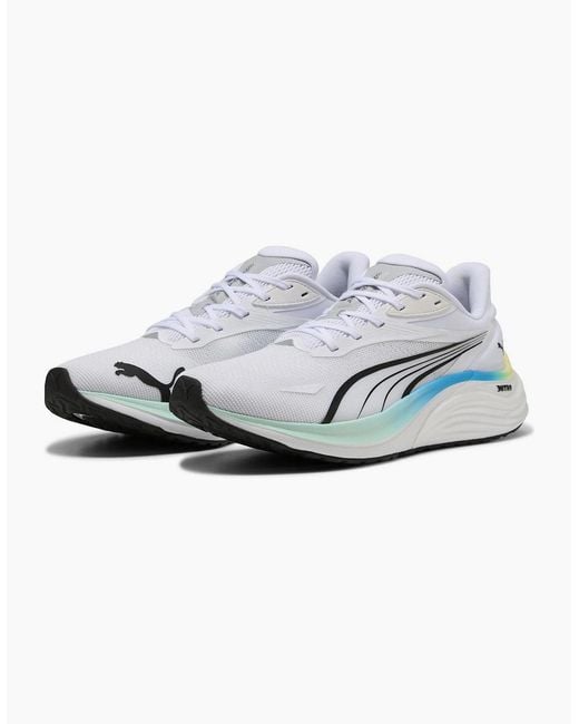 PUMA Gray Electrify Nitro 4 Running Shoes for men