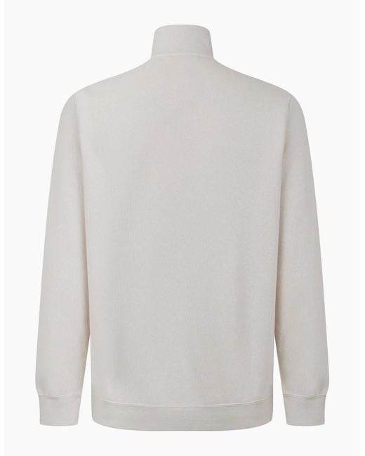 PUMA White Essentials No. 1 Logo Quarter Zip Fleece for men
