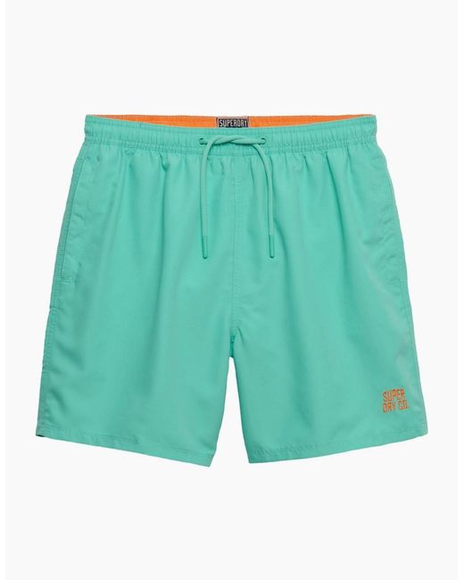 Superdry Green Essential 16 Swim Shorts for men