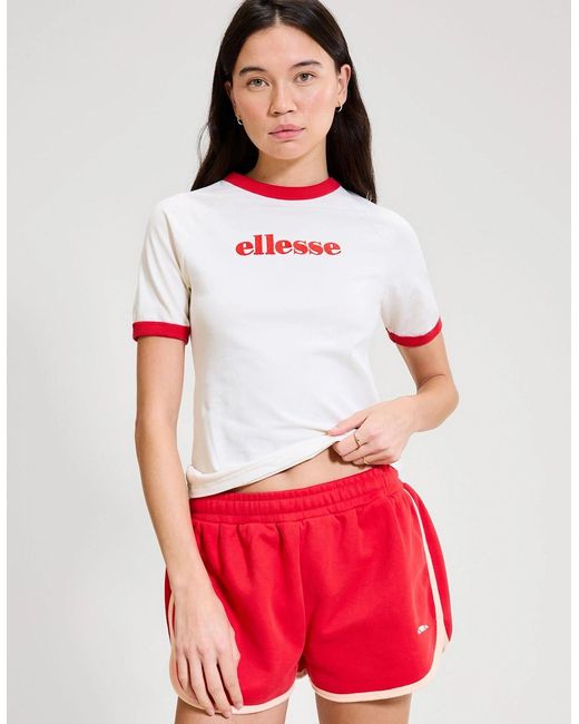 Ellesse White Albenga Tee