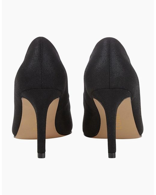 Lotus Black Radiance Court Shoes