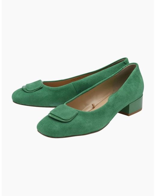Lotus Green Valentina Pumps