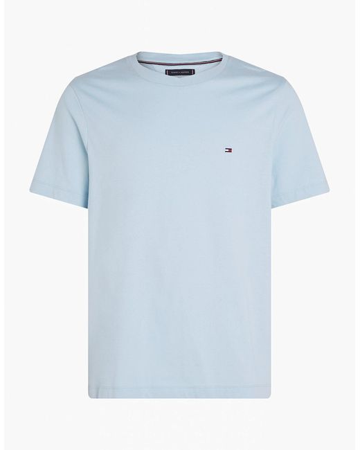 Tommy Hilfiger White Essential Seasonal Regular Fit Solid T-Shirt for men