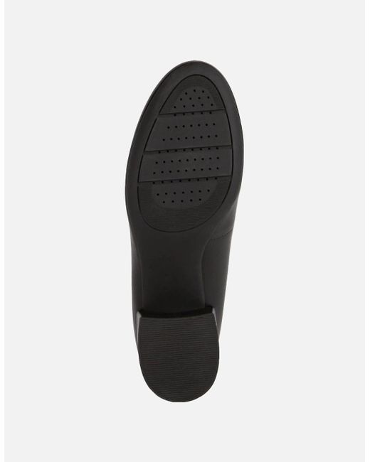 Geox Black D Eleana A Leather Bovine Full Grain Heels