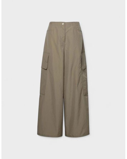 Palm Angels Natural Parachute Pants