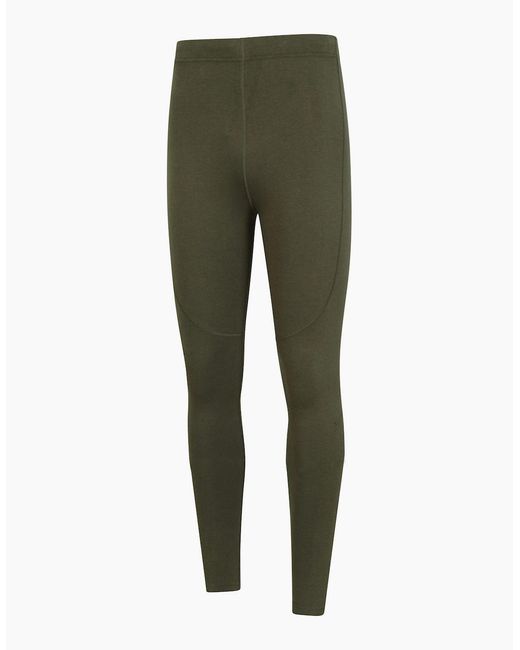 Mountain Warehouse Green Ascend Bamboo Base Layer Bottoms for men