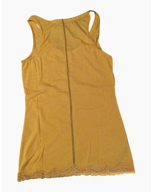 DIESEL Yellow 00Fvf Top Casual Vest Tank