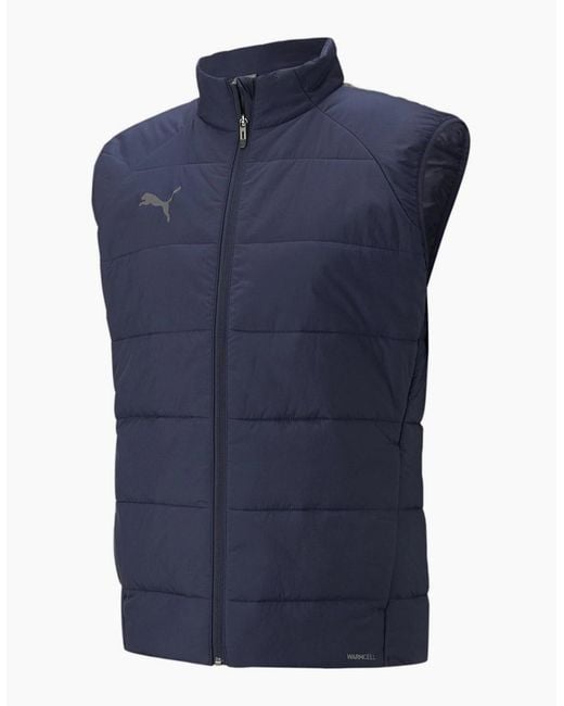 PUMA Blue Teamliga Vest Jacket Gilet for men