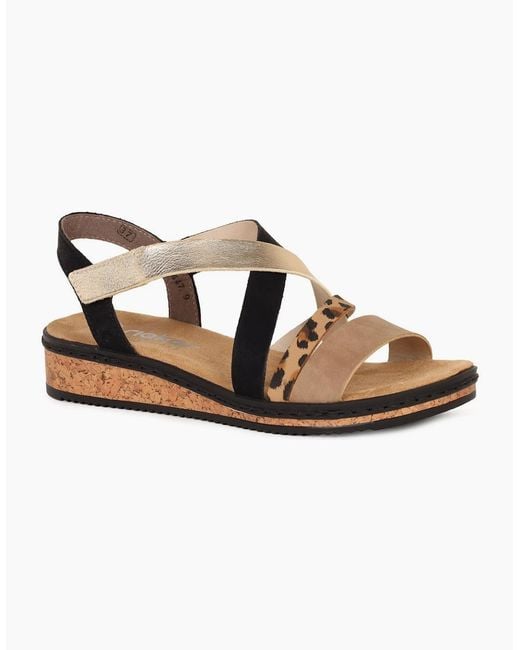 Rieker Brown Kaz Sandals