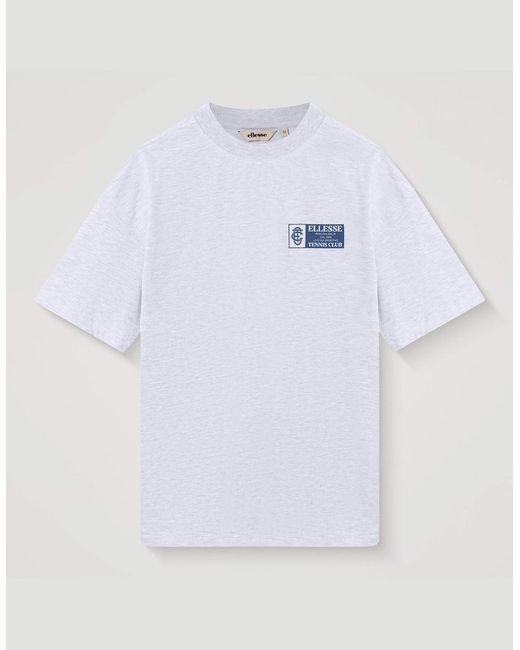 Ellesse White Alunni Tee for men