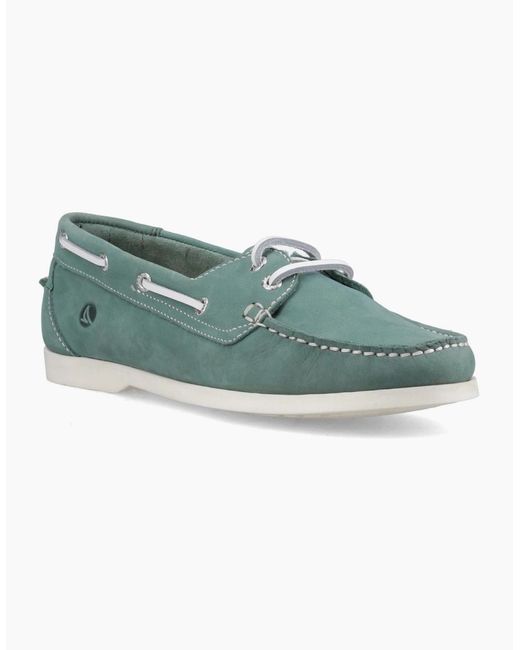 Sperry Top-Sider Green Sperry Balboa 2 Eye Boat Nubuck Boat Shoes